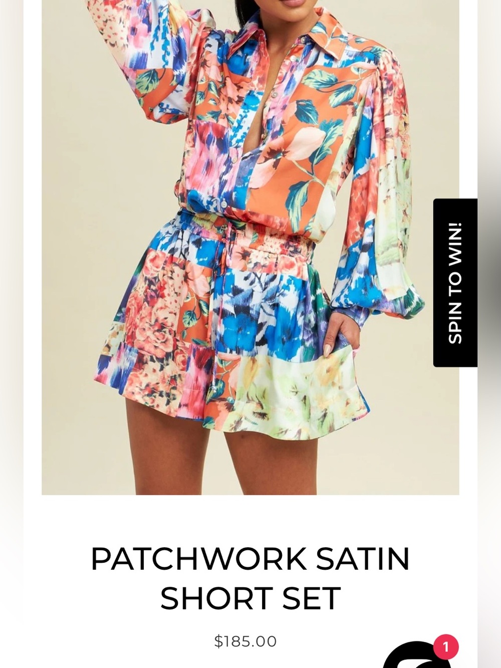 Colorful Patchwork Two-Piece Set